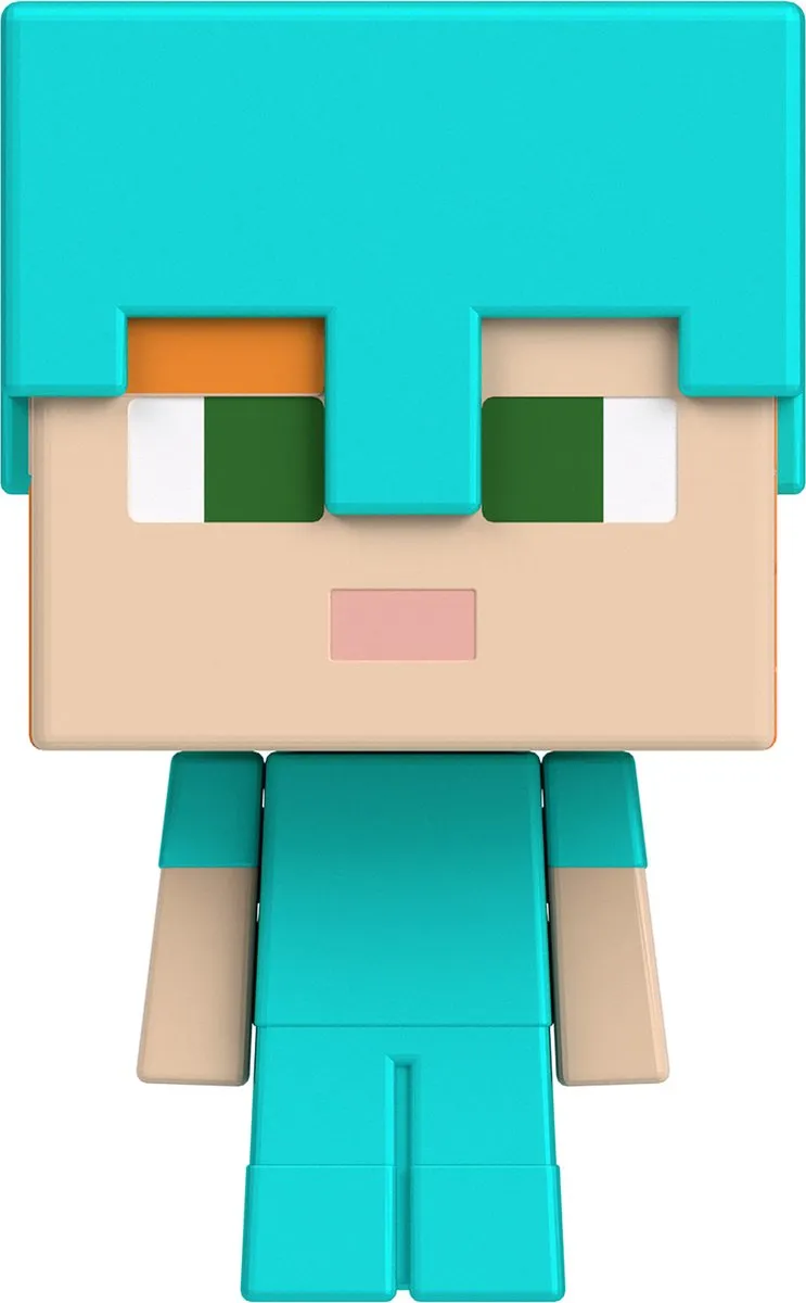 Minecraft Mob Heads Minis HKR69 Speelfiguur - Blauwe Helm