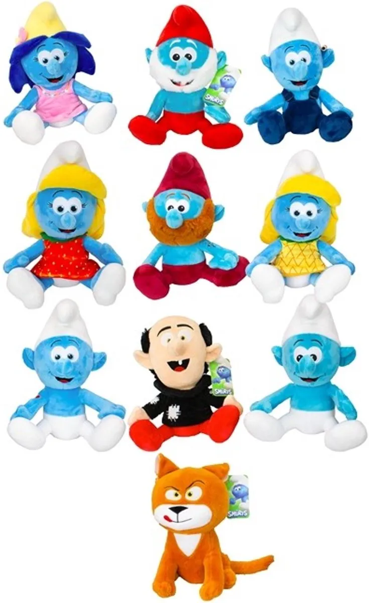 De Smurfen Knutselsmurf Pluche Knuffel 30cm