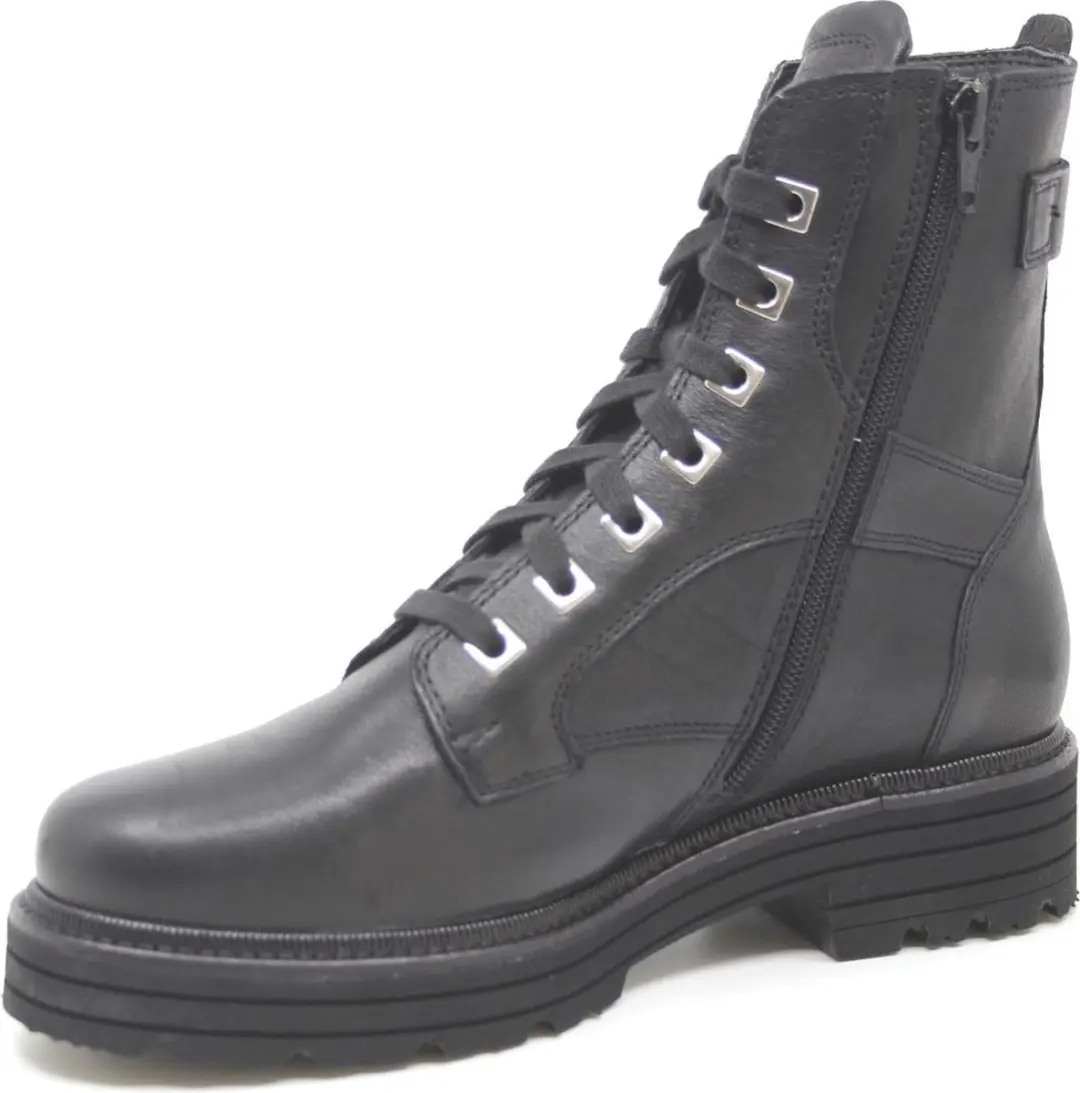 Durea Veterboot 9758 758 5598 - Zwart - Maat 38