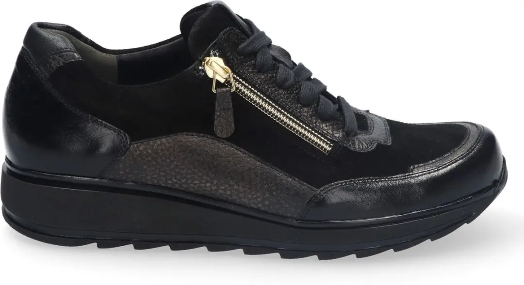 Durea 6263 Sneaker Zwart/Antraciet K