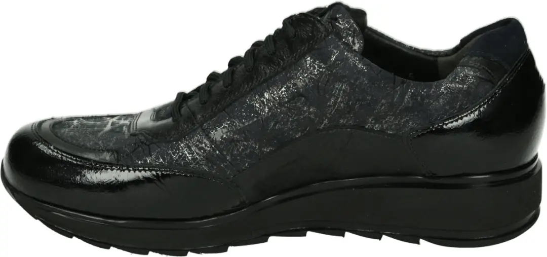 Durea 6263 K Lage Sneakers - Zwart - Maat 38.5