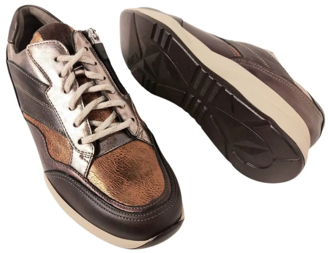 Durea Sneaker 6308 608 1878 - Donkerbruin Brons Wijdte K