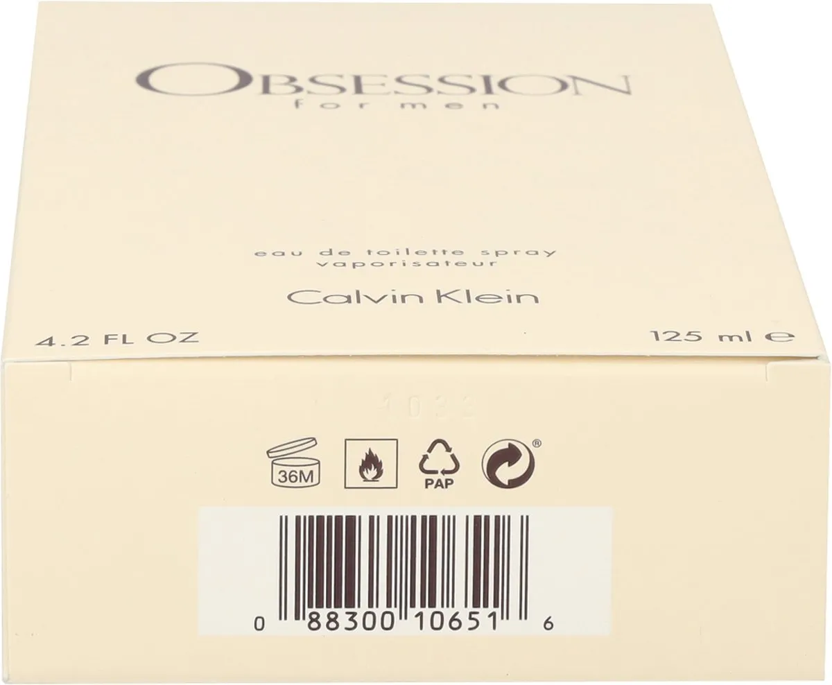 Calvin Klein Obsession Herenparfum Eau de Toilette 125ml