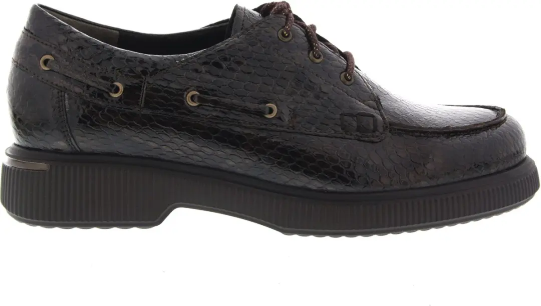 Dames Veterschoenen Durea 6324-605-2215 Donkerbruin