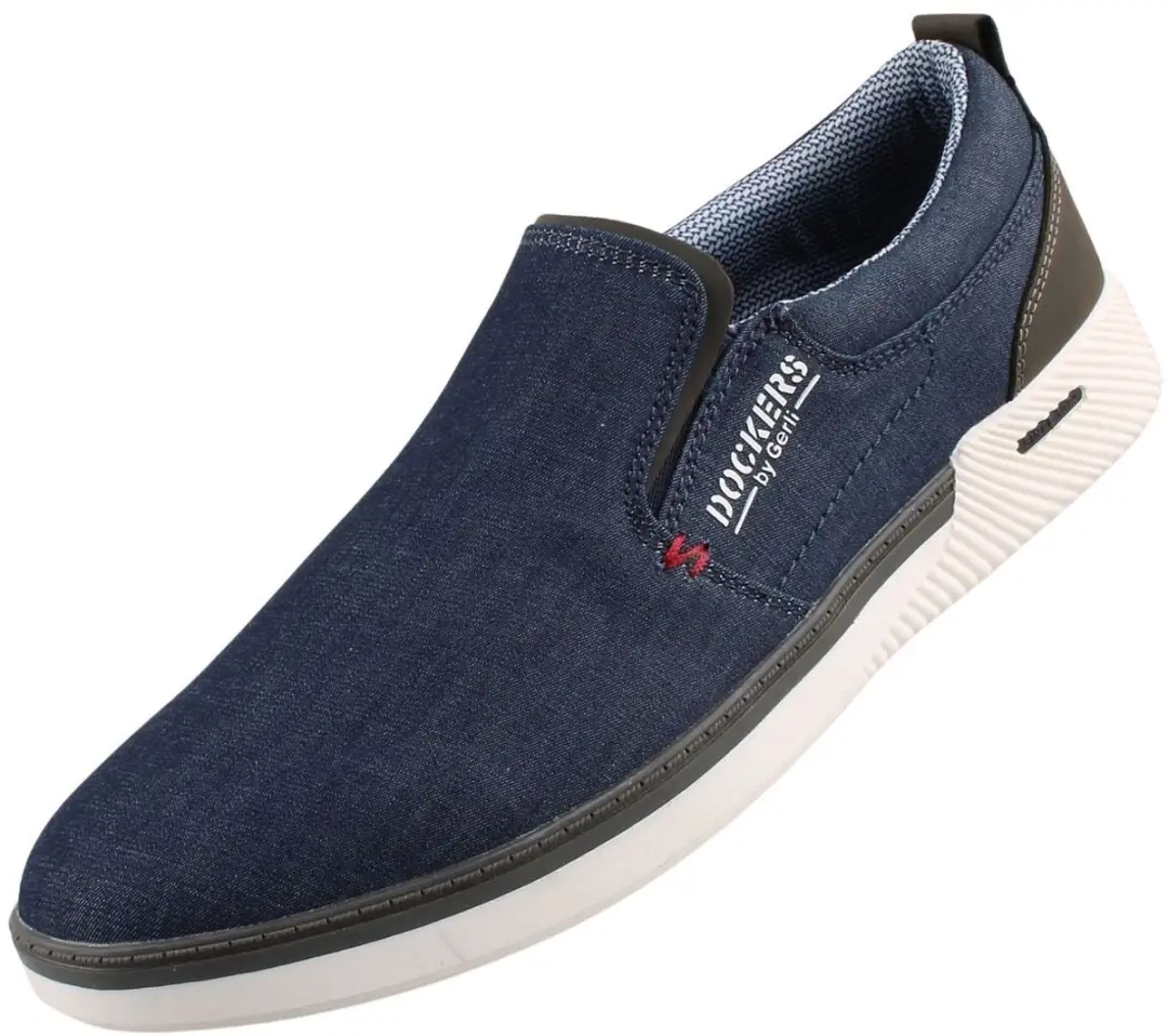 Dockers by Gerli herenschoenen slip-on blauw