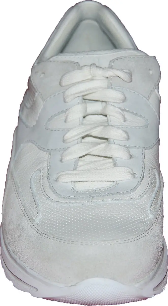 Durea 6272 H Lage Sneakers Wit/Beige - 38.5