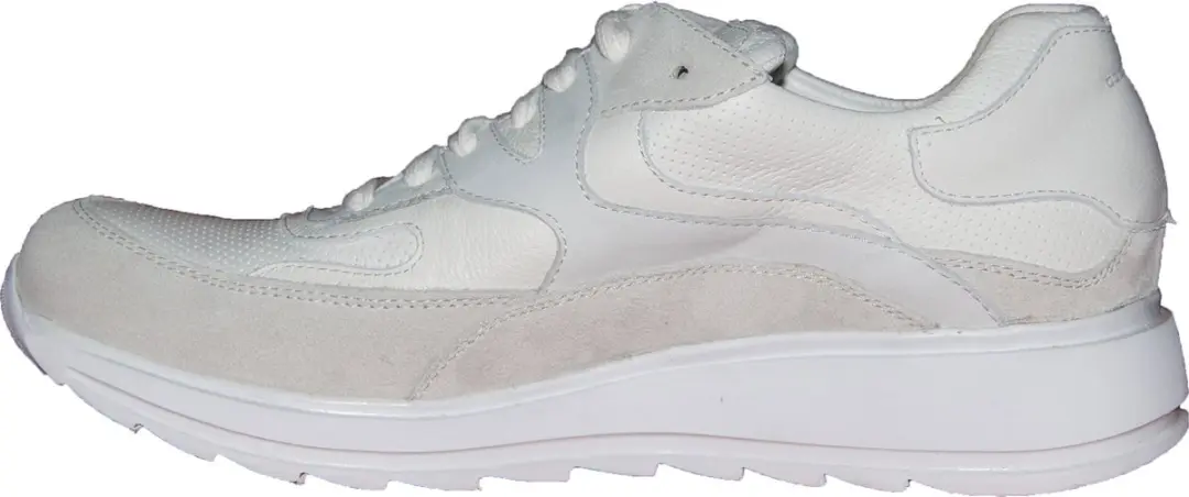 Durea 6272 H Lage Sneakers Wit/Beige - 38.5