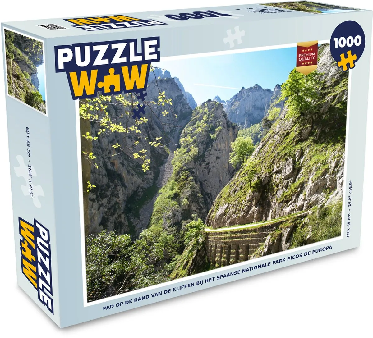 PuzzleWow Puzzel Picos de Europa 1000 Stuks - Multicolor