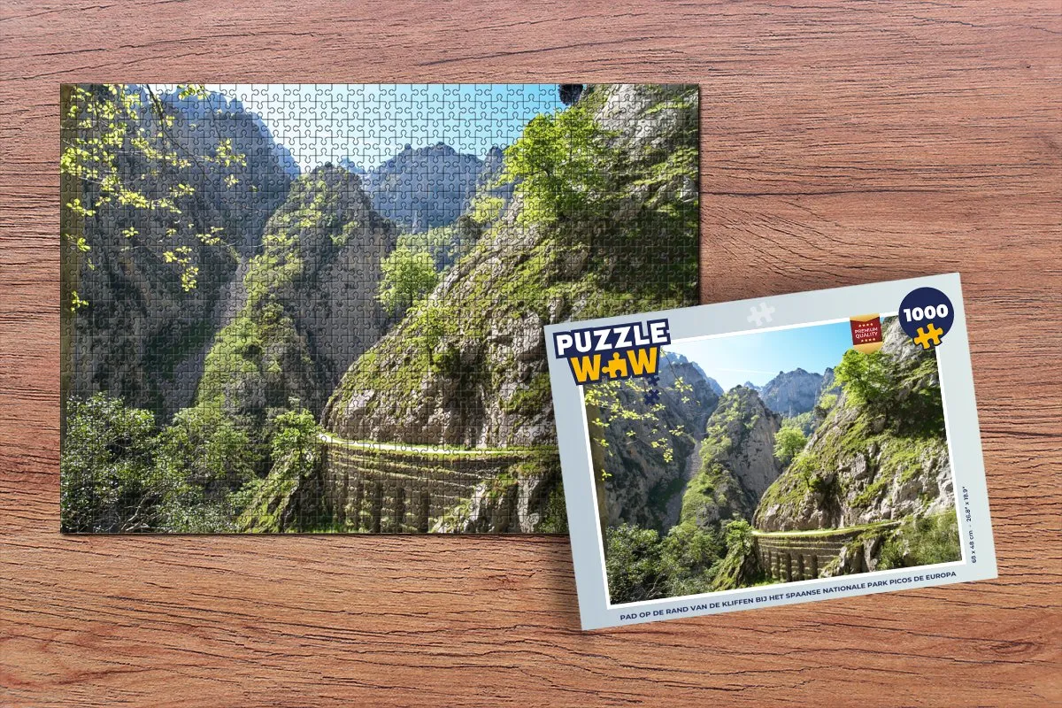 PuzzleWow Puzzel Picos de Europa 1000 Stuks - Multicolor