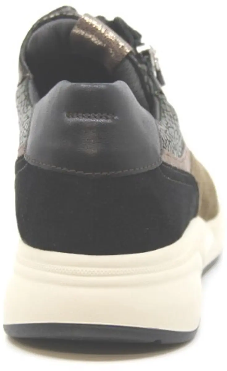 Durea Dames Sneaker 6318 - Wijdte K - Zwart