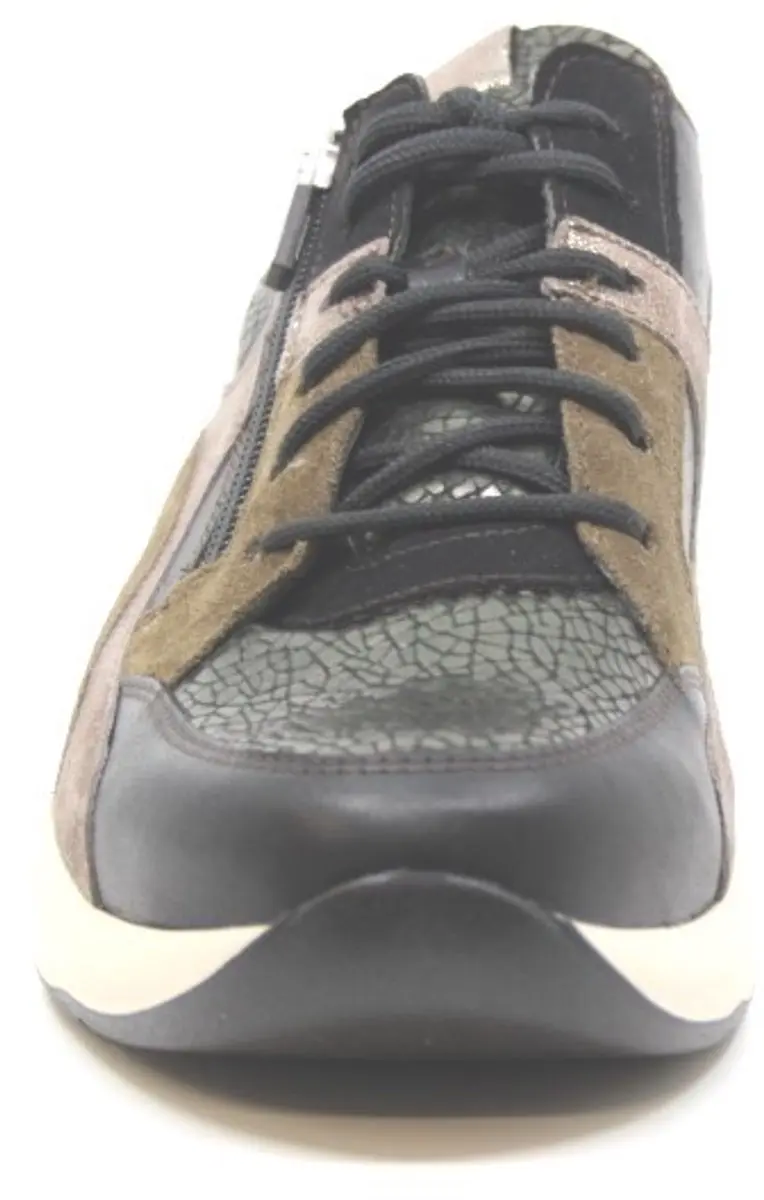 Durea Dames Sneaker 6318 - Wijdte K - Zwart