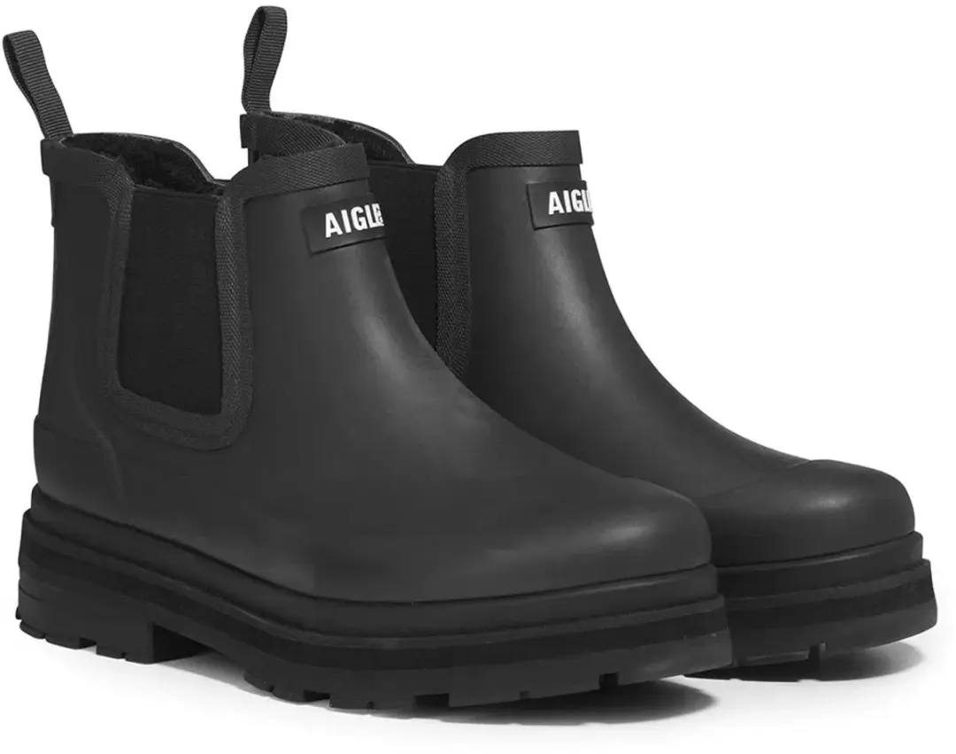 Aigle Soft Rain Fur Regenlaarzen Zwart EU 38 Vrouw