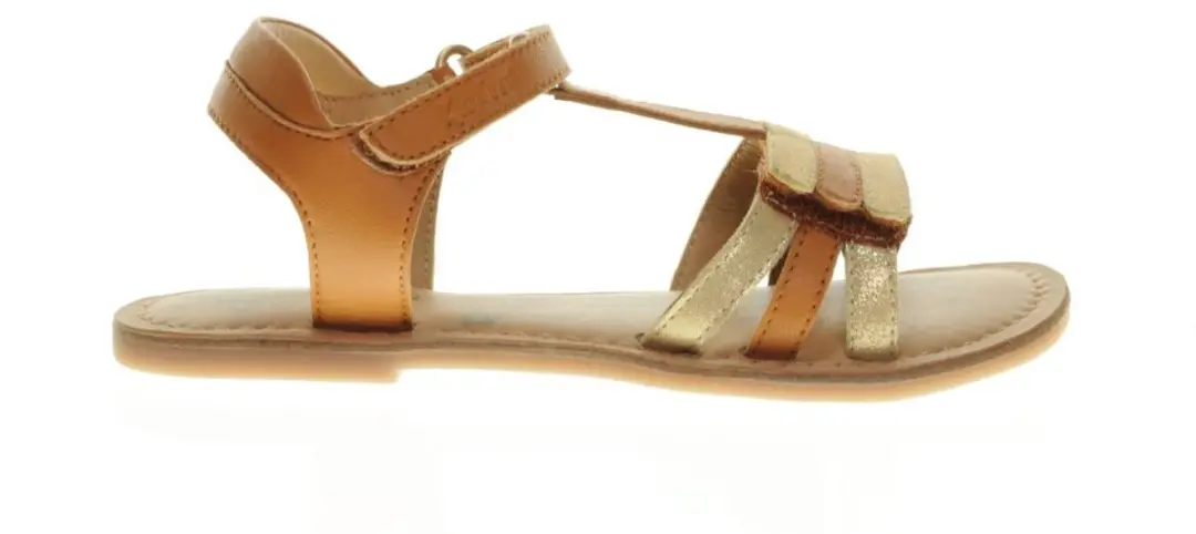 Kickers Meisjes Sandaal Cognac maat 31
