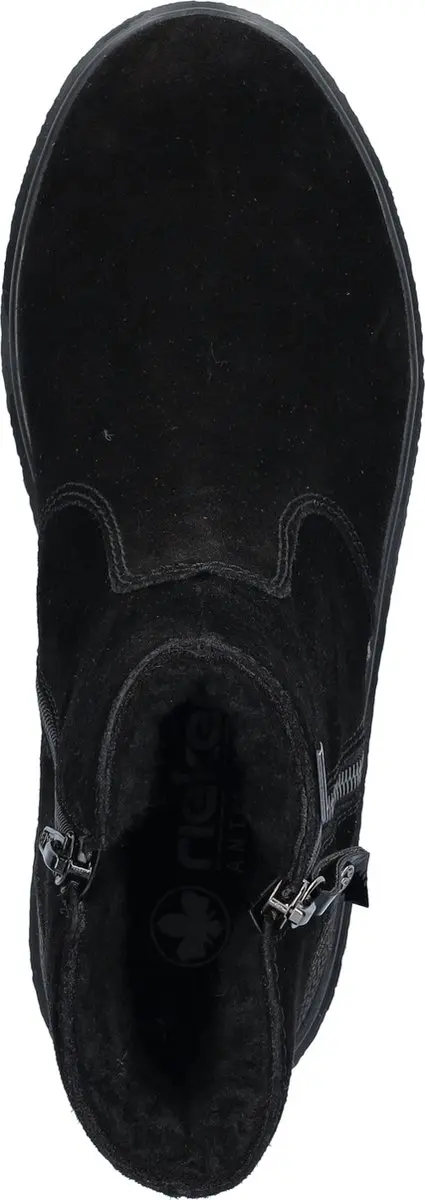 Rieker Dames Boot - Zwart - Maat 38