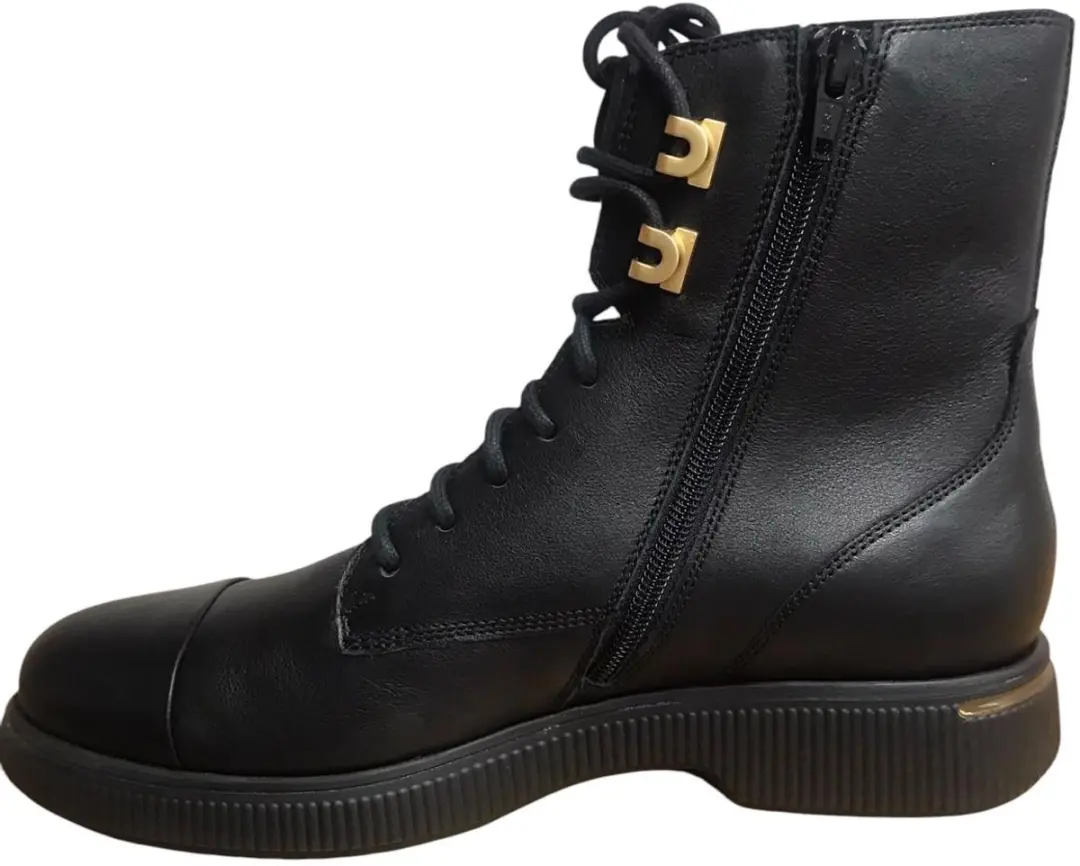 Durea Dames Veterboots 9837.832.1186-E - Maat 39 - Zwart