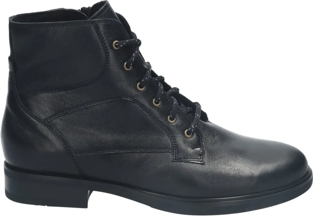 Durea Dames Veterboot 9832-2183 - Wijdte K - Zwart - Maat 40