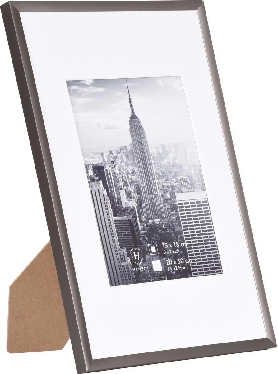 Henzo Manhattan Fotolijst 15x20cm - Donkergrijs - afbeelding 2 van 5