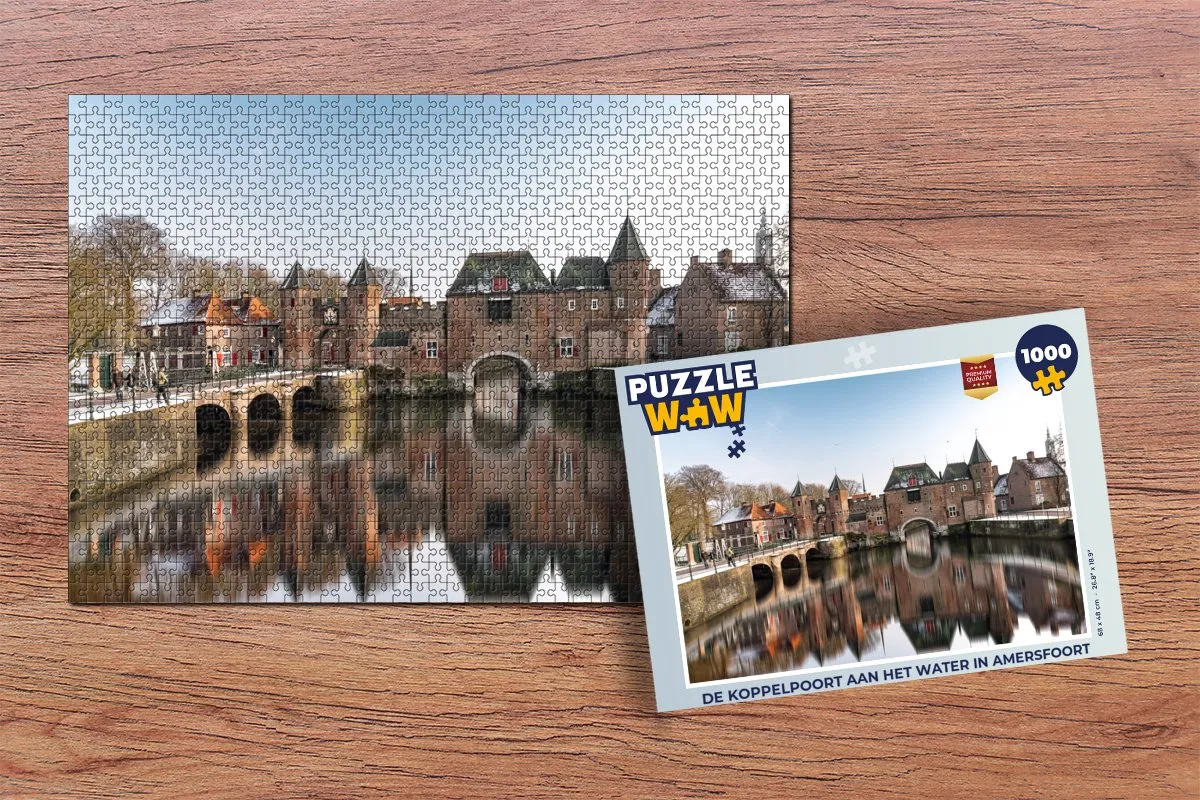 PuzzleWow De Koppelpoort Amersfoort Puzzel 1000 Stuks - Multicolor