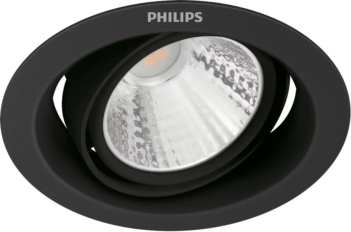 Philips Pomeron Inbouwspot 5W - 3 Stuks - Zwart - afbeelding 6 van 6