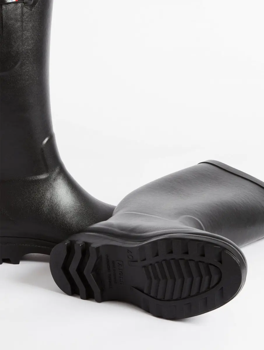 Aigle Aiglentine Fur Regenlaarzen 36 - Zwart