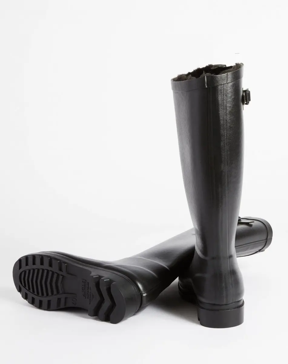 Aigle Aiglentine Fur Regenlaarzen 40 - Zwart