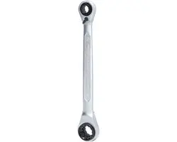Brilliant Tools Ratelringsleutel dubbel 10x13/17x19mm