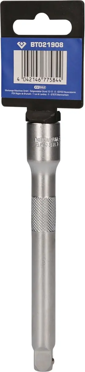 Brilliant Tools 3/8" Verlengstuk 125mm BT021908 - afbeelding 2 van 4