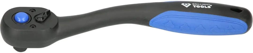 Brilliant Tools Ratel 1/4" - Blauw/Zwart - afbeelding 6 van 6