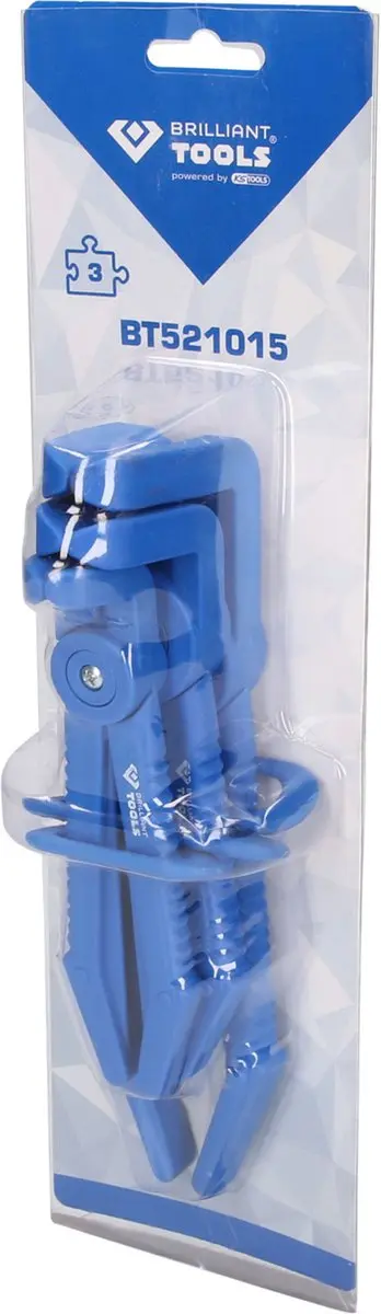 Brilliant Tools BT706003 Slangknijptangenset 3-delig - Blauw