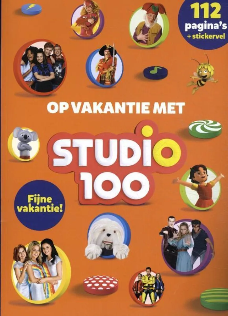 Studio 100 Op vakantie met vakantieboek - 112 Pagina's - Kleurenmix