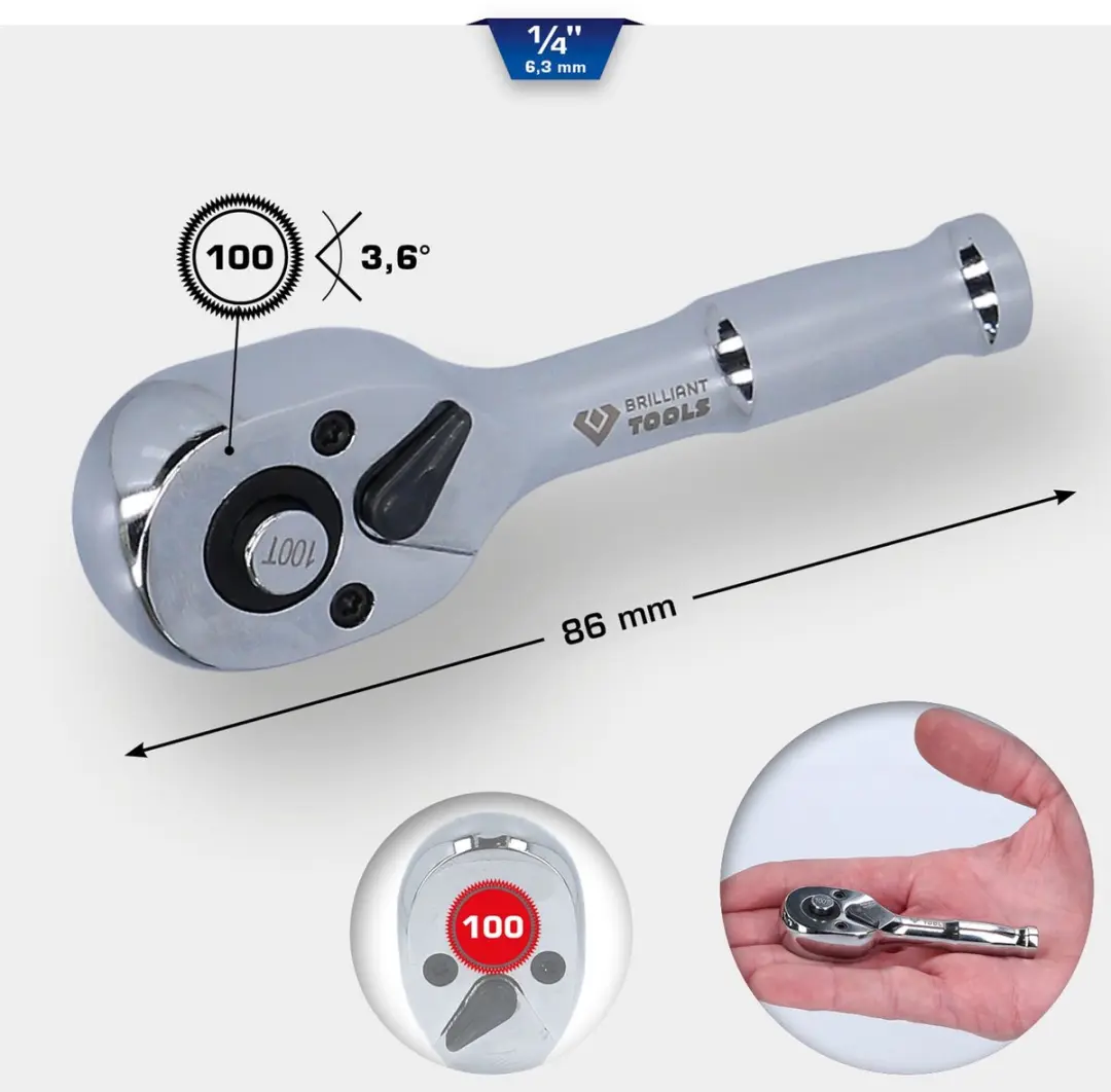 Brilliant Tools BT020999 Omschakelratel