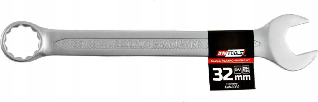 AWTools Ringsleutel 32mm CrV Staal DIN 3113