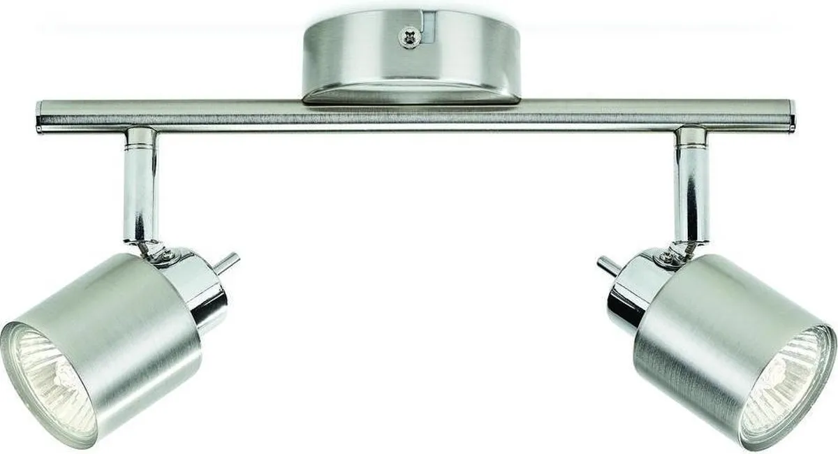 Philips Meranti Opbouwspot 2-lichts - Nikkel