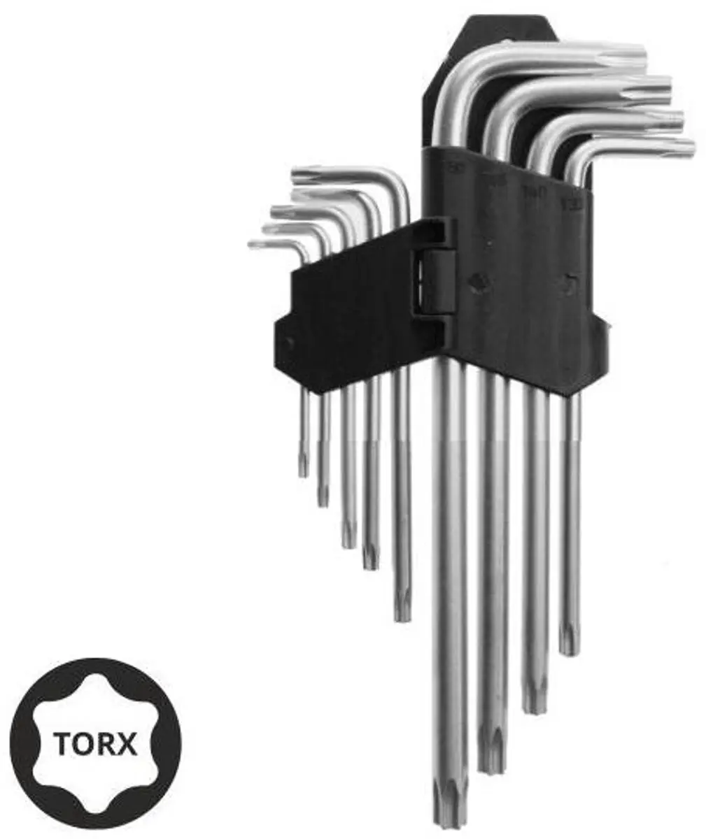 AWTOOLS AW35005 Torx Sleutelset - 9-delig T10-T50