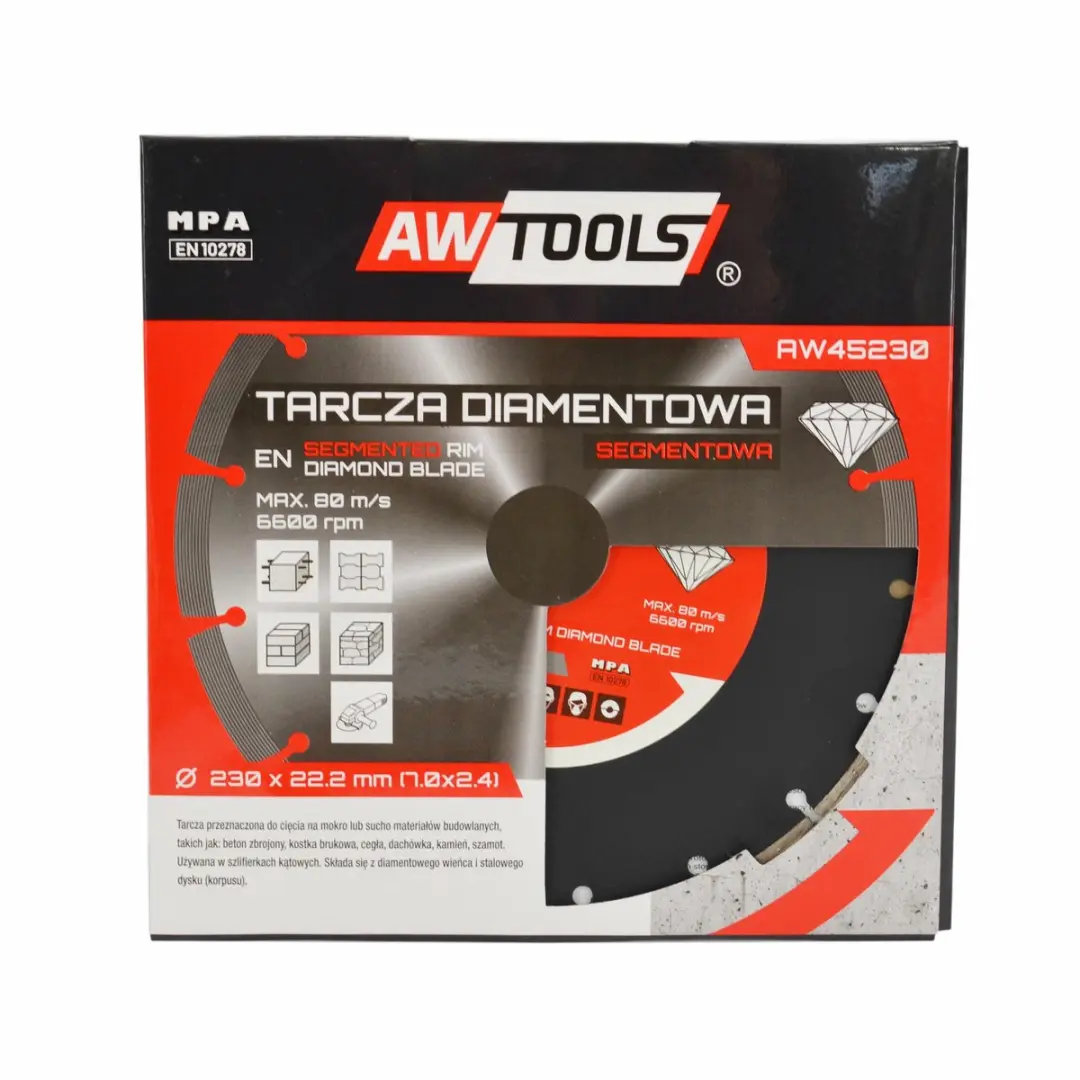 AWTOOLS Segment Serie AW45350 Diamantzaagblad 350mm - Beton/Graniet