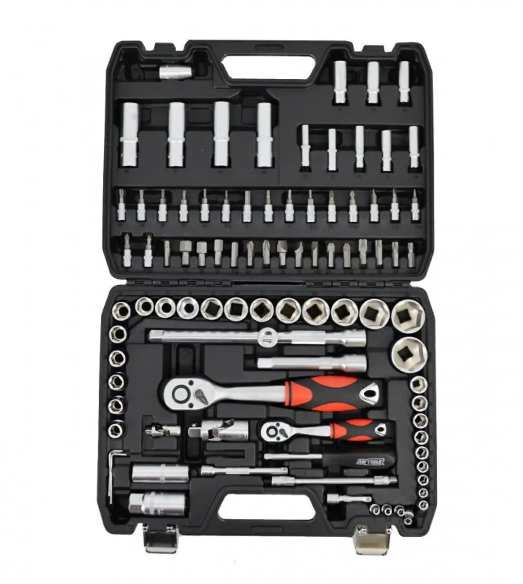 AWTOOLS Serie Dopsleutelset 94-delig - CrV Staal - 1/4" & 1/2"