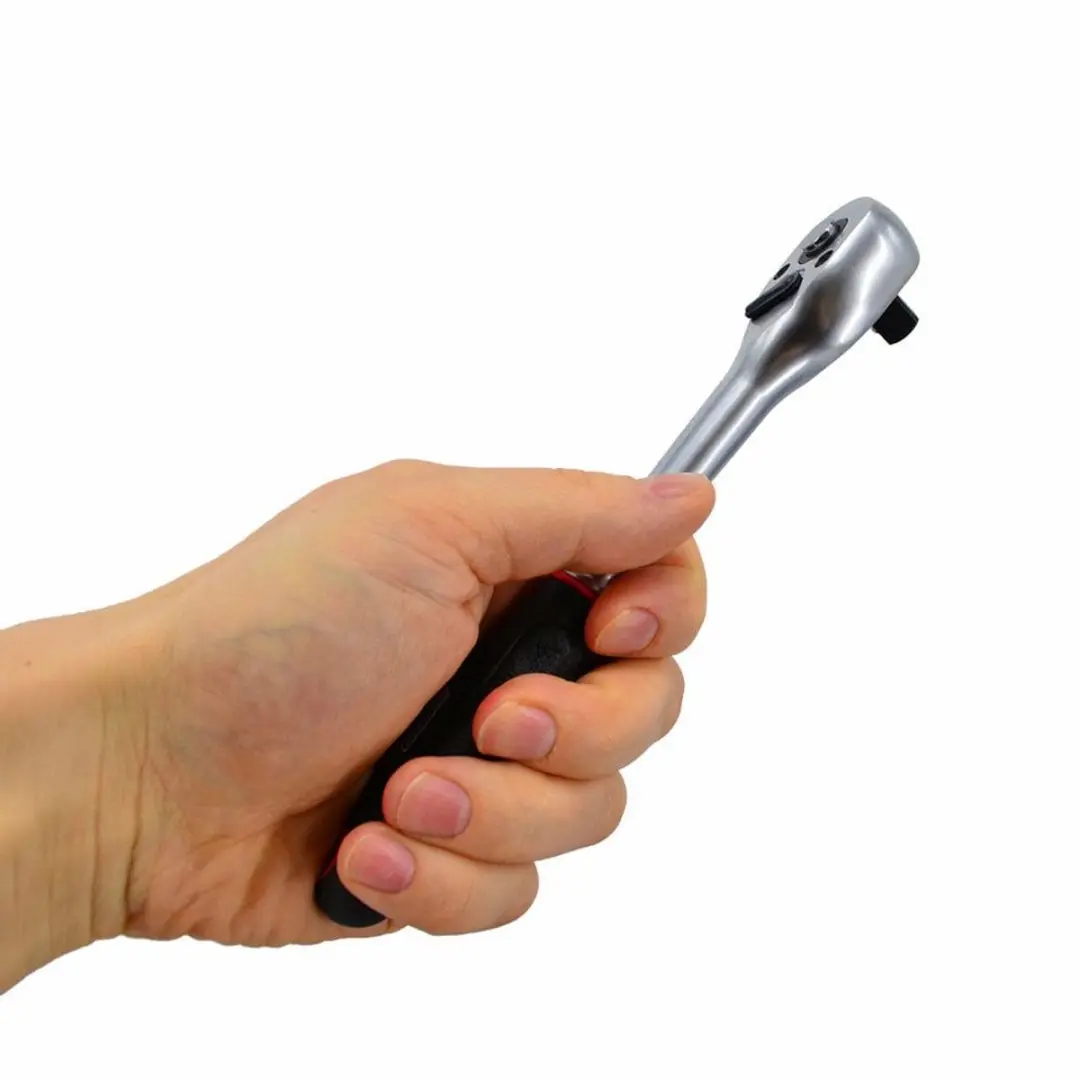 AWTOOLS Black Line Dopsleutelset 216-delig - CrV/CrMo Staal - Zwart