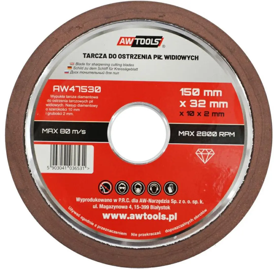 AWTOOLS AW47530 Diamant Doorslijpschijf 150mm