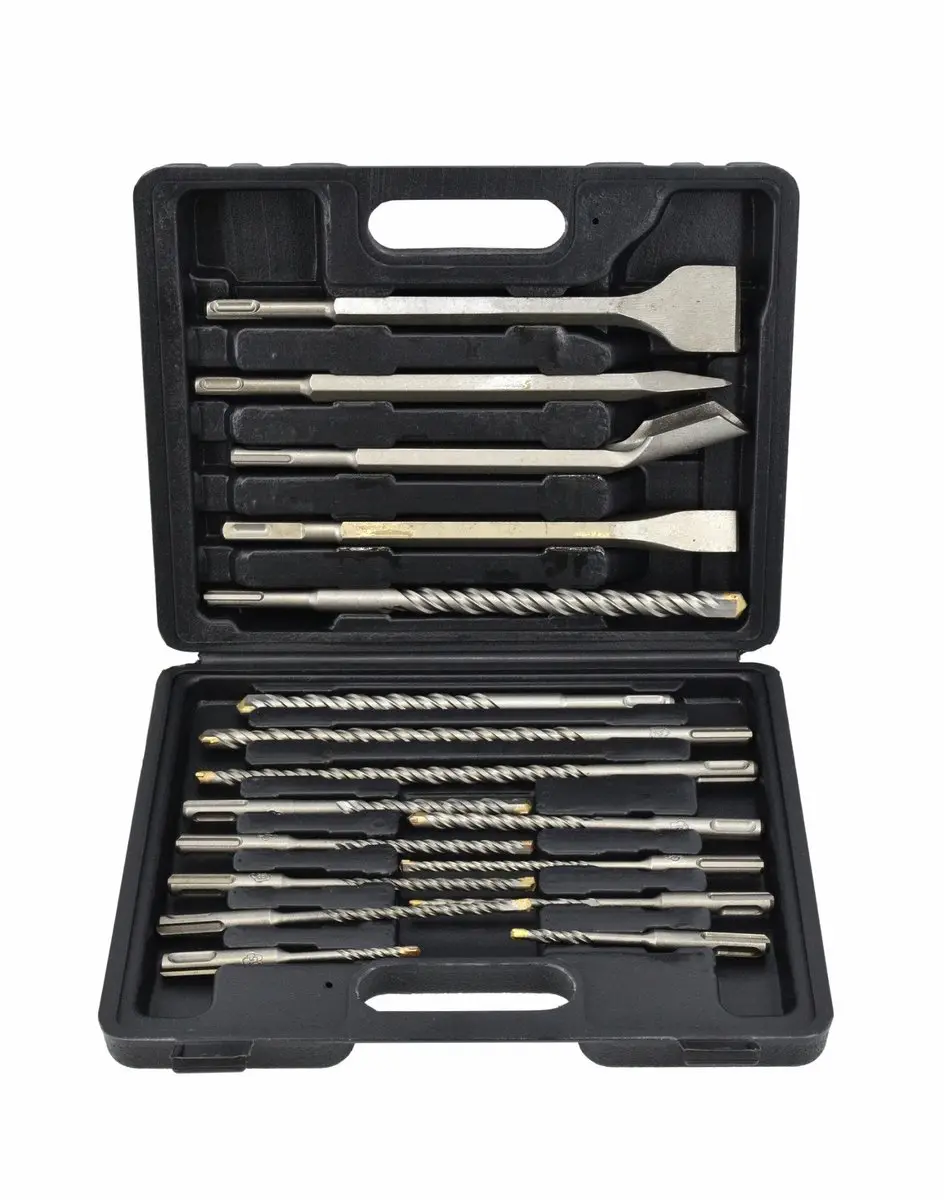 AWTools AW42917 SDS-Plus Boor- en Beitelset 17-delig