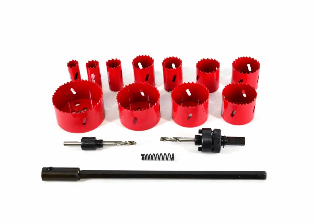AWTOOLS Bimetalen Gatenzaagset 19-76mm - 15-delig - HSS