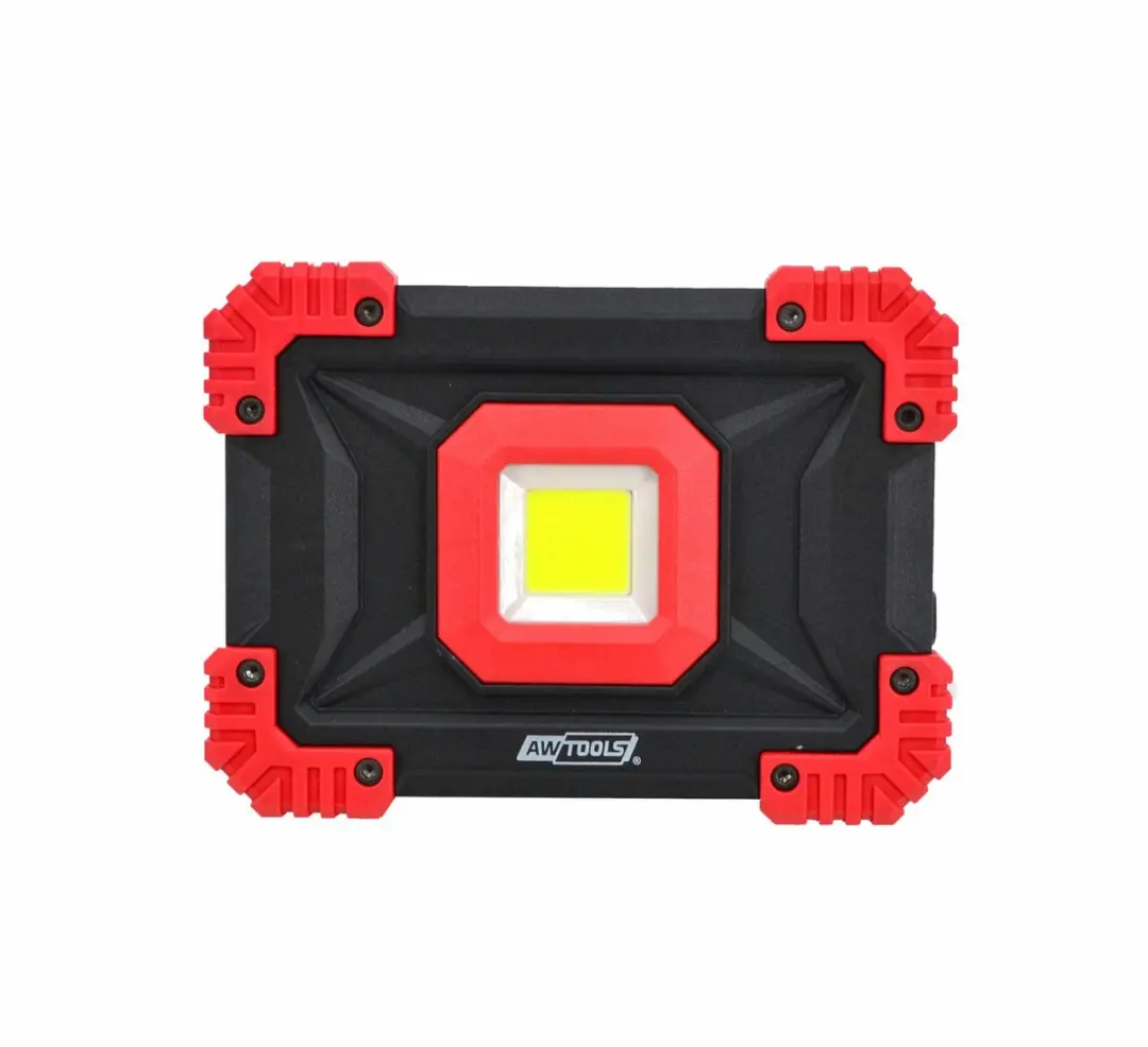 AWTOOLS AW17640 Bouwlamp 20W COB LED - Oplaadbaar Zwart
