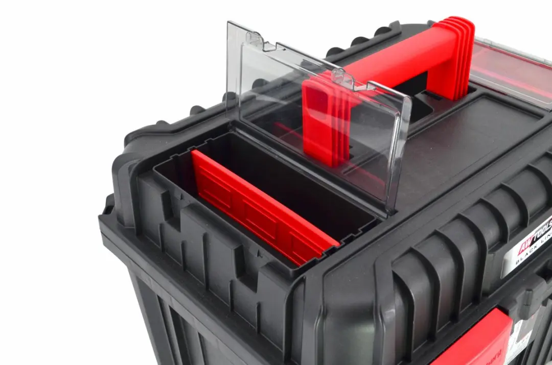 AWTOOLS AW30531BL Heavy Gereedschapskoffer - Zwart/Rood