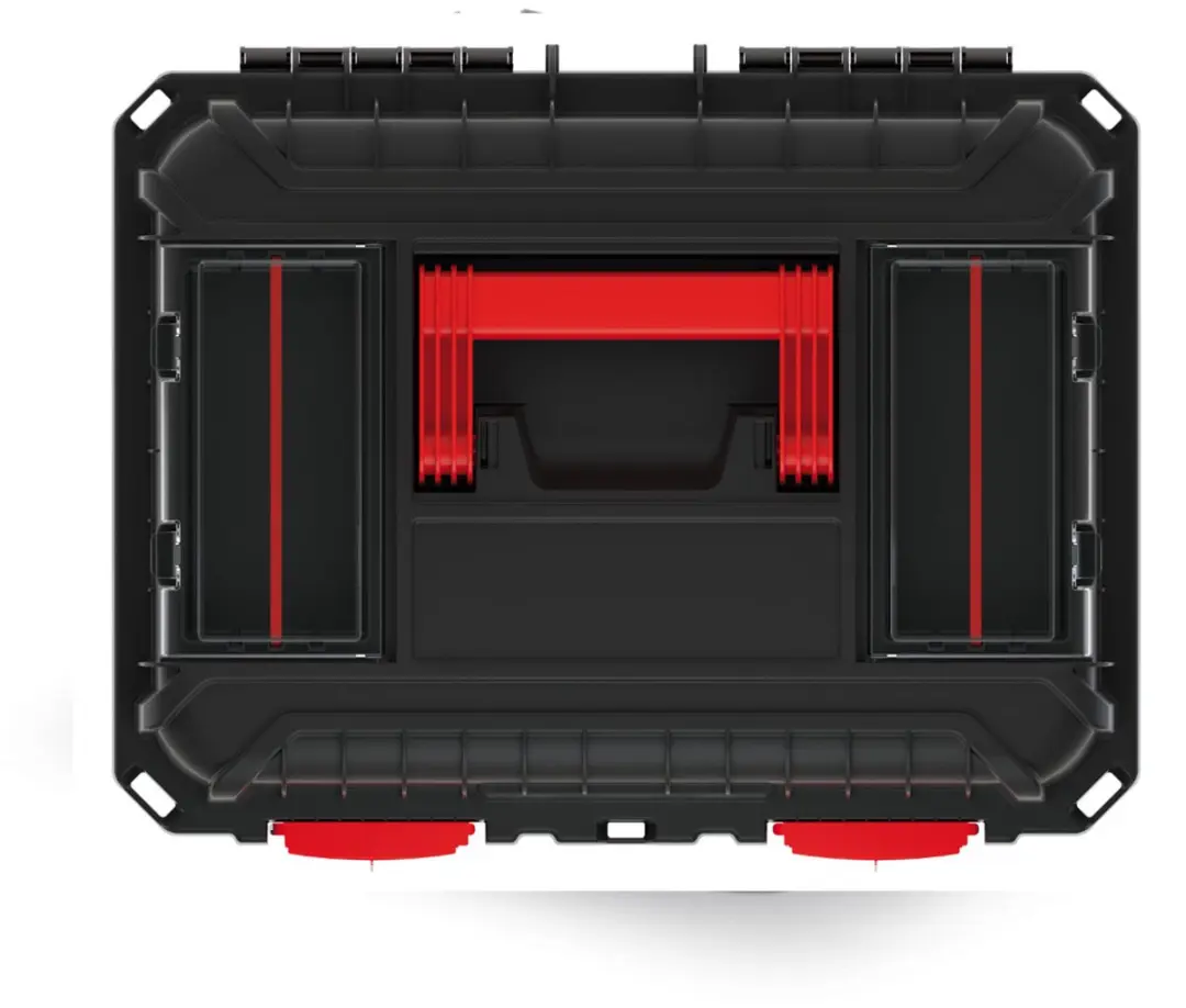 AWTOOLS AW30531BL Heavy Gereedschapskoffer - Zwart/Rood