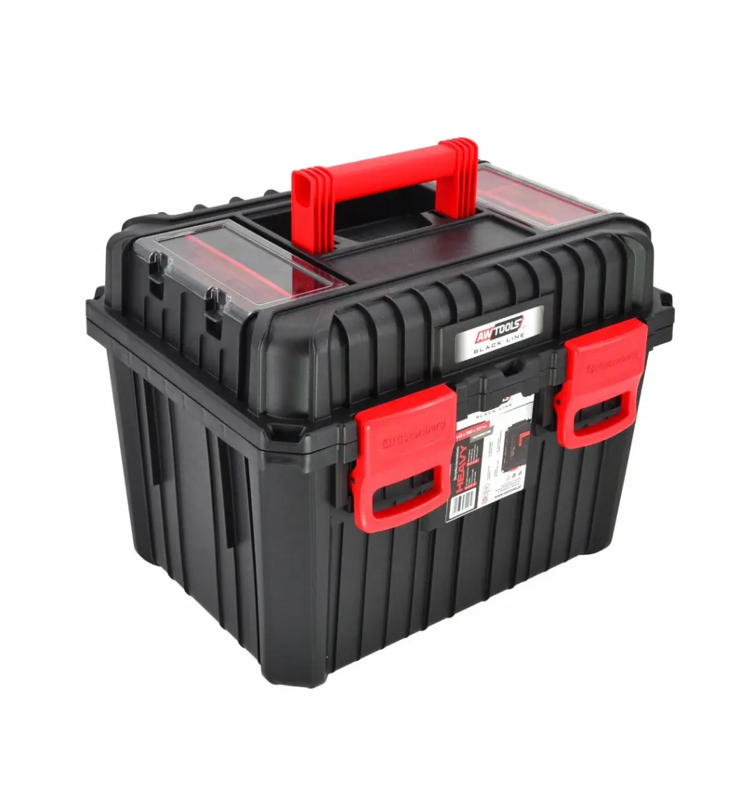 AWTOOLS AW30531BL Heavy Gereedschapskoffer - Zwart/Rood