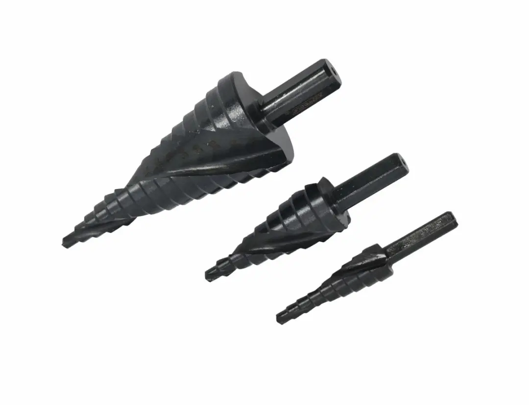 AWTOOLS Spiralend Stapelboor Set 3-delig 4-39mm HSS AICrN Coating