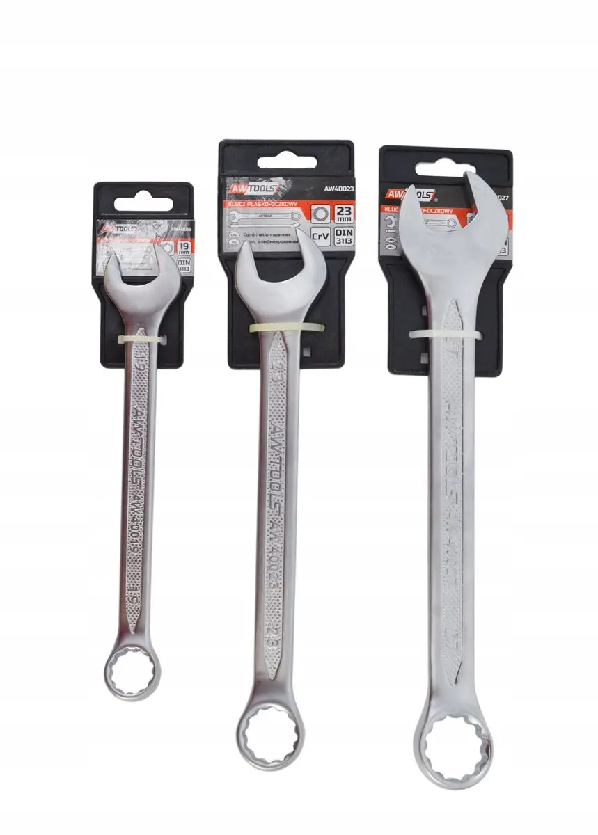 AWTOOLS Serie Ringsleutel AW40042 - 5 Stuks - CrV Staal - Satijn