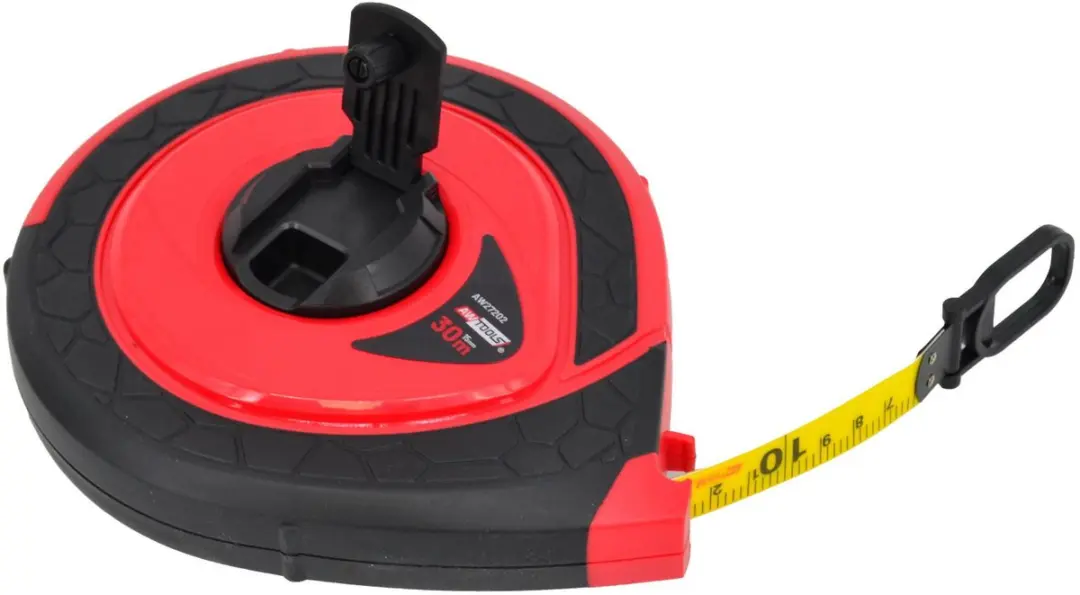 AWTOOLS AW27203 Meetlint Vezelglas 50m - Zwart