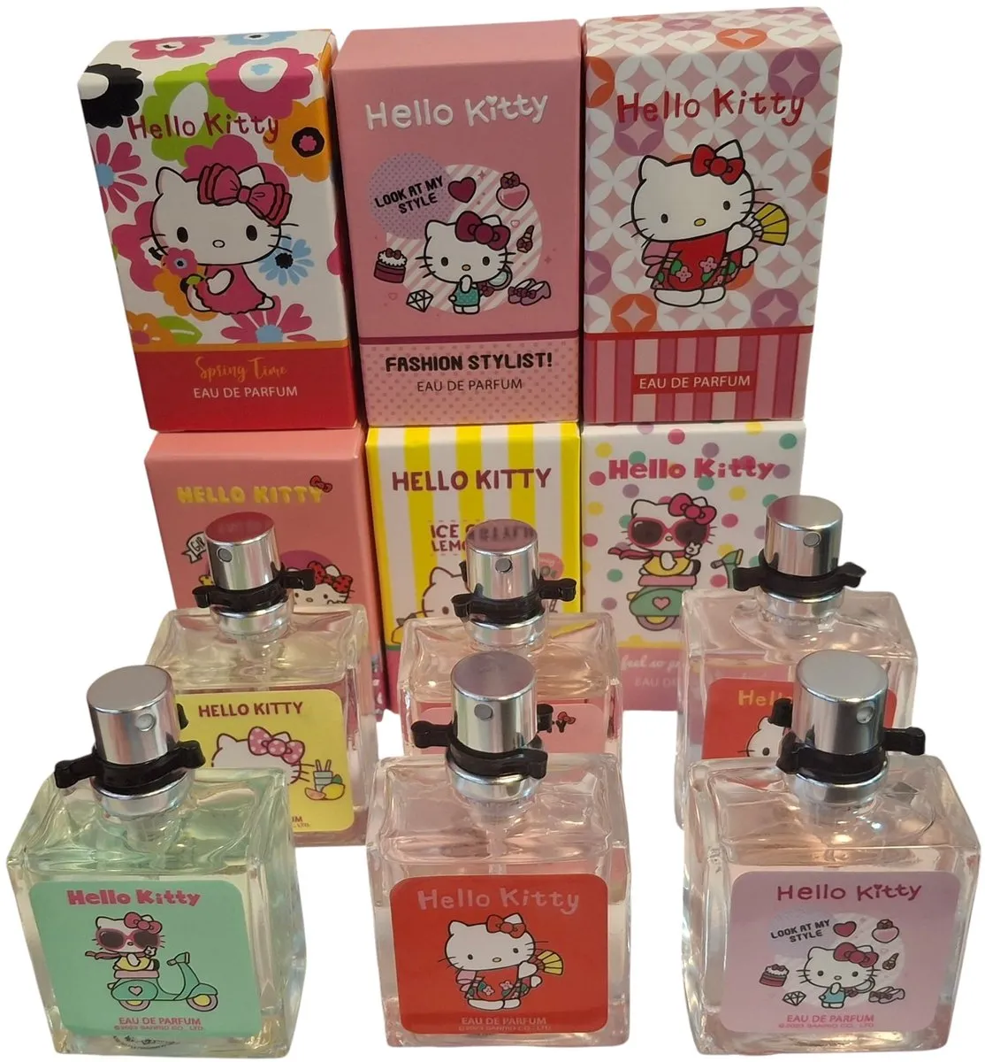 Hello Kitty Choose Your Style Parfumset - 6x15ml