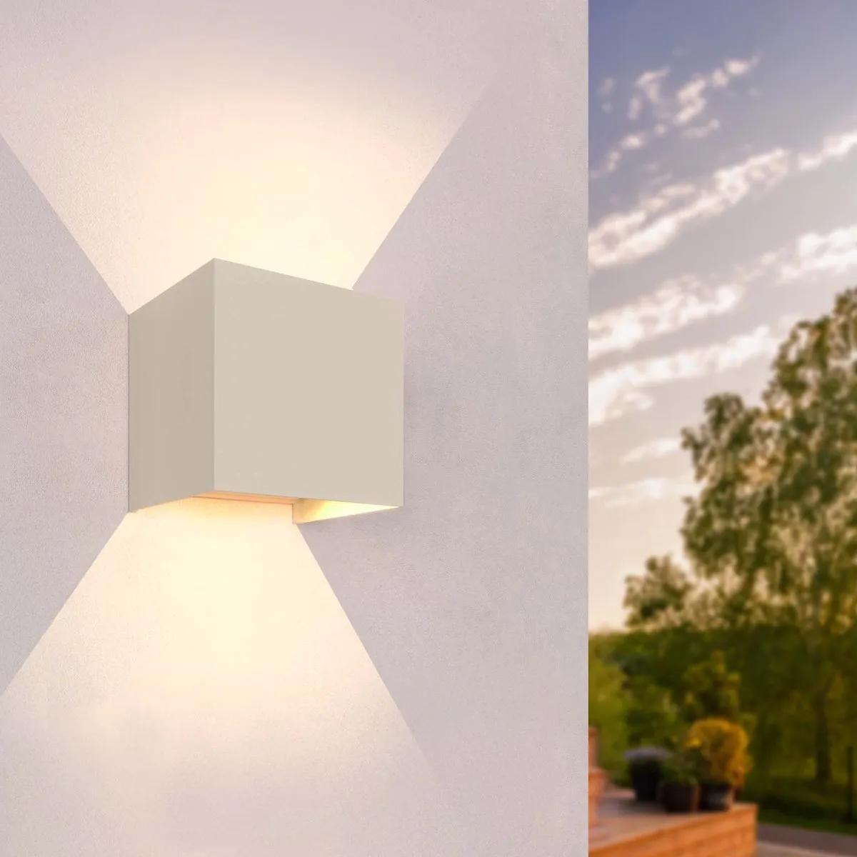 LEDVION LED Wandlamp Buiten Tweezijdig 3W 3000K