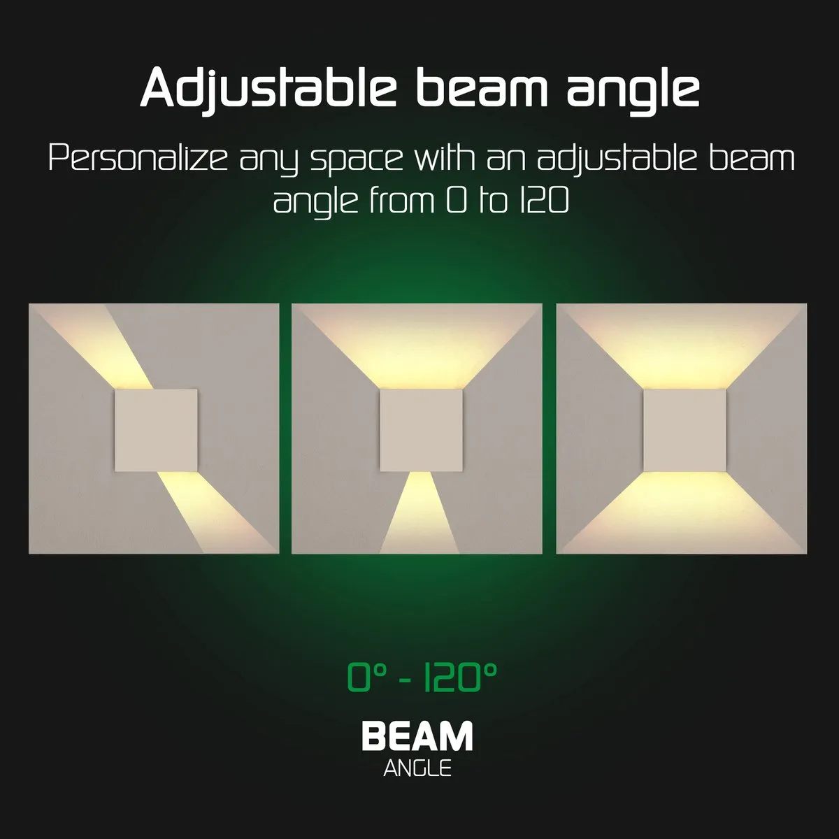 LEDVION LED Wandlamp Buiten Tweezijdig 3W 3000K - IP54 Dimbaar